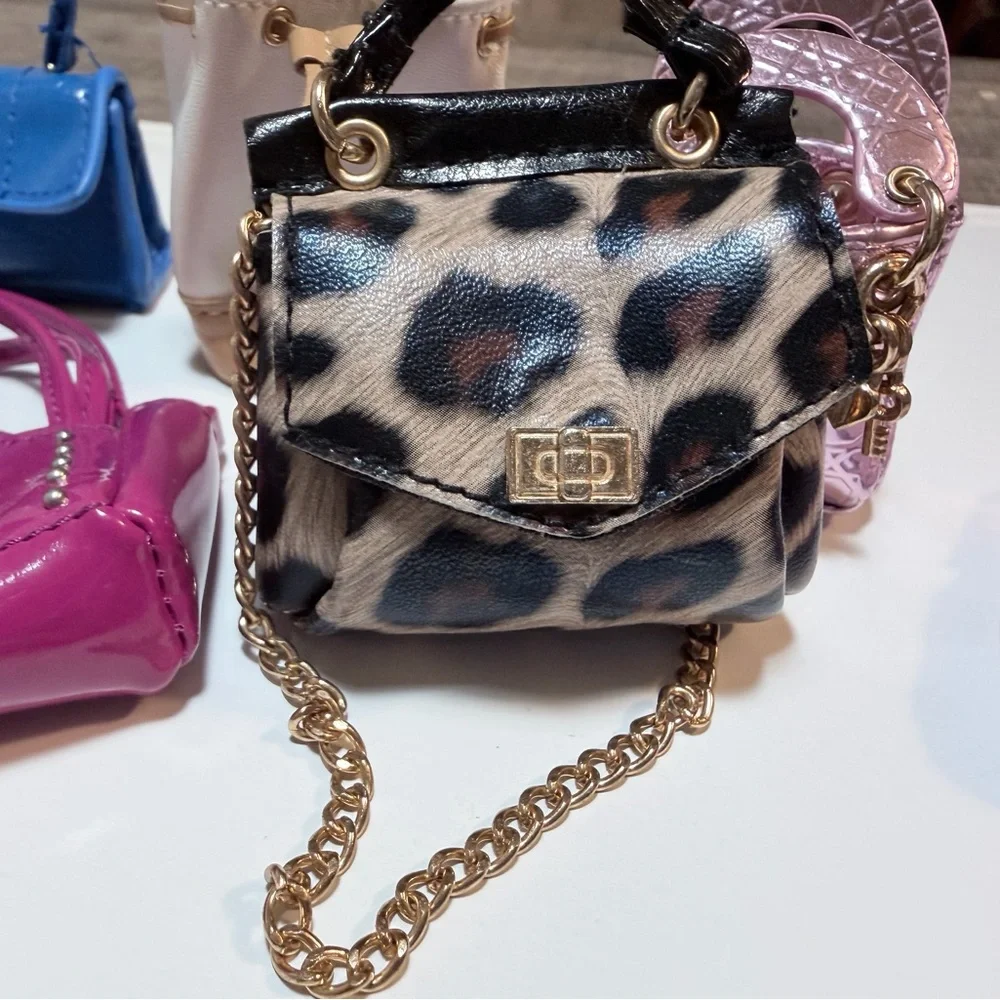 Mini brands fashion Mini Handbag Set - Pink, Blue, Leopard - Picture 3 of 10